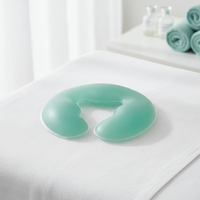 U-Shaped Silicone Face Pillow for Massage Table, Reusable Beauty Salon Cushion, Pressure-Free Facial Support