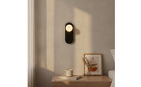 Globe Wall Lamp Three-Tone Sconce with Globe Shade Decorative for Hallway