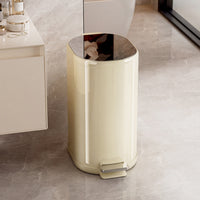Stainless Steel Pedal Trash Can with Soft-Close Lid, 12L+