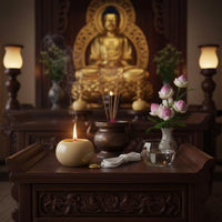 Buddhist Lamp Wick Smokeless Oil Lamp Wick Even Combust Altar Supplies for Buddhists, Altars, Temples, Religious Ceremonies