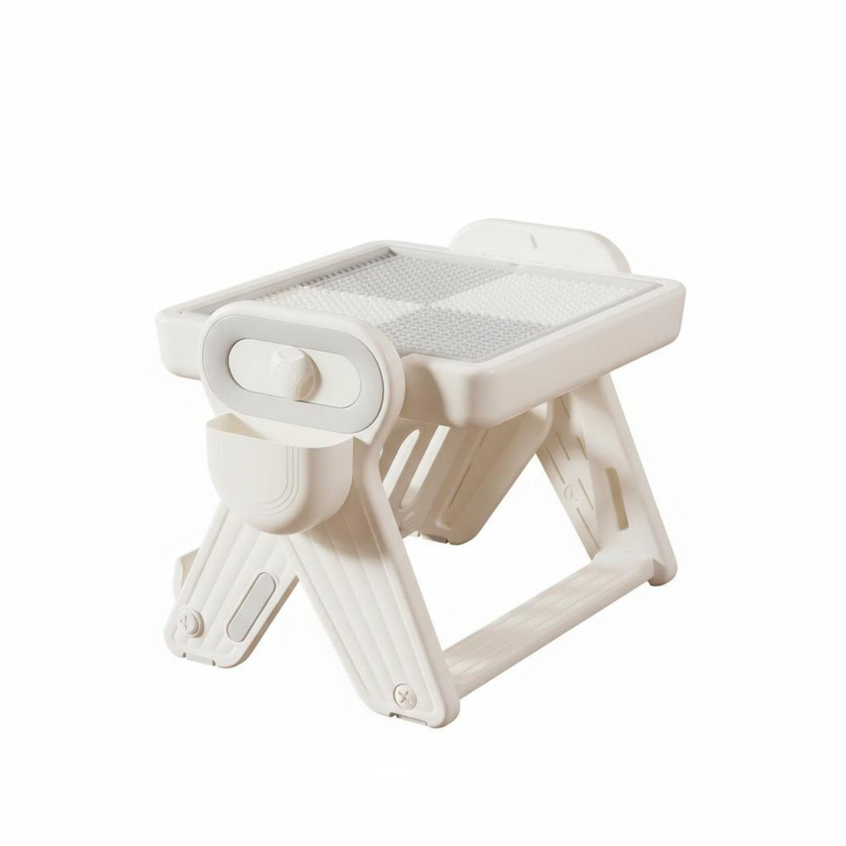 Rounded Corner Design Multifunctional Child S Activity Table Double-Sided Tabletop Building Block Activity Table Easy to Assemble