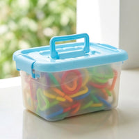 Kids Geometric Interlocking Chain Building Blocks Fine Motor Skill Training Educational Toy