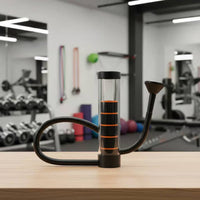 Adjustable Resistance Breathing Dumbbell Multifunctional Abdominal Breathing Exerciser Portable Lung Capacity Exerciser Visible Training Progress for Athletes, Seniors, Singers, Fitness