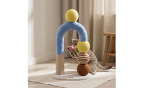 Arched Cat Scratcher Rounded Base Sisal Rope Cushioned Material Cat Furniture