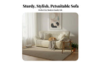 pet-resistant Resistant Sailboat-Shaped Sofa Minimalist Design Living Room Furniture Nordic design Couch Light Luxury Aesthetic for Small Apartment Dwellers, Pet Owners, Interior Designers, Home, Lounge Area, withoutice