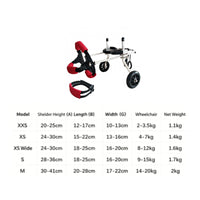 Dog Wheelchair Padded Adjustable Dog Wheelchair Lightweight for Dogs
