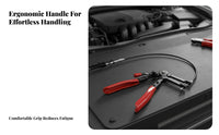 Car Water Pipe Clamp Tool Multi-Angle Grips Hose Clamp Pliers Long Extended Grip Design Automotive Coolant Hose Pliers for Mechanics, Auto Technicians