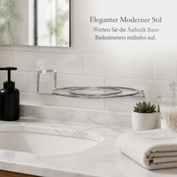 Under-Sink Basin Storage Rack for Bathroom