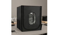 Printer Enclosure Zippered Printer Cover with Window Desktop Textile Housing for Studio