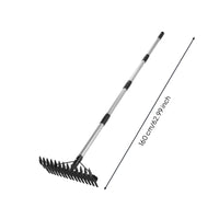 Multi-Functional Thatching Rake Easy Assembly Thatch Rake Ergonomic Design for Gardeners