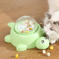 Turtle Treat Toy Easy to Clean Press Feed Toy No Assembly for Home