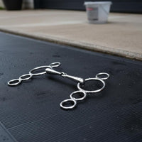 4-Loop Horse Bit Hand Polished Equestrian Gear Rust Resistant for Riding