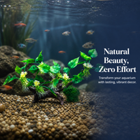 Aquarium Plastic Plant Decoration for Fish Tank Landscaping
