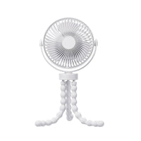 Baby Carriage Fan with Flexible Tripod 720-Degree Rotating for Bedside