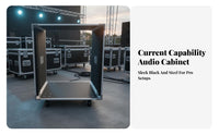 Heavy-Duty Construction 12U Rolling Audio Rack Reinforced Corners 16U Sound Equipment Case Lockable Portable Amplifier Mixer Cabinet Waterproof for Musicians, DJs, Live Performance, Stage, Touring