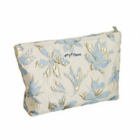 Floral Makeup Bag Large Capacity Embroidered Floral Makeup Bag Portable