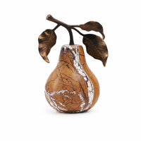 Tabletop Ornament with Branch-and-Leaf Top Polished Decor for Entryway Console, Coffee Table