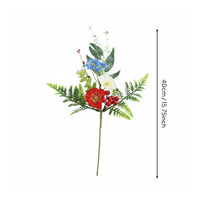 Independence Day Flower Arrangement Realistic Look Independence Day Centerpiece Artificial Floral Pick for Mantel Decor