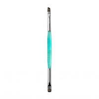 Metal Handle Double-Ended Nail Art Brush Fine Tip Double Ended Nail Brush