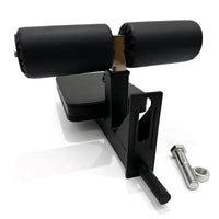 Padded Leg Developer with Rollers Adjustable Utility Seat with Rollers Multi-Purpose Gym Accessory Universal for Bodybuilders