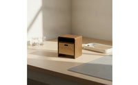 Dollhouse Nightstand Rectangular Miniature Nightstand Open Miniature Bedside Table for Hobbyists