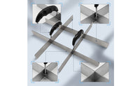 Rectangular Cake Divider with Handles Sturdy Cake Portioner Even Dessert Cutter Easy to Use for Bakers, Bakery