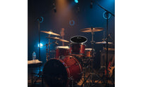 2 Plies 14 Inch Drum Head Polyester Film Double Ply Drum Head Shock Resistant Double Ply Drumhead Long-Lasting for Performance, Practice, Band Rehearsal