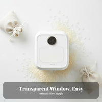 Moisture-Proof Sealed Rice Storage Container Food-Grade Material Automatic Rice Dispenser Large Capacity for Pantry, Cabinet