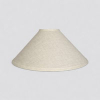 Lampshade for Table Lamps with Foldable Grid Linen Material, Bedroom for Bedside and Home Decor, Glare-Reducing Light Shade