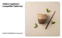 Retro Japanese ceramic dining plates