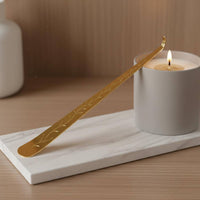 Smokeless Extinguishing Candle Snuffer Rust-Proof Candle Extinguishing Tool Long-Lasting Finish Wick Trimmer and Snuffer Set for Weddings