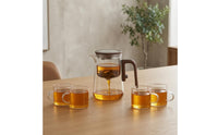 Infuser Teapot Set Transparent Teapot with Lid Tableware with Teacups
