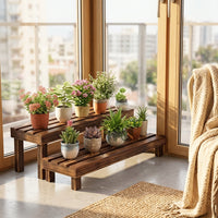 Plant Stand for Plant Stands Indoor, Solid Wood 3 Tier Plant Stand with a Wooden Ladder Design, Tall Plant Stand for an Indoor Plant Pot Stand