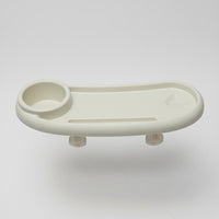 Material Baby Stroller Food Tray Easy to Install Universal Stroller Snack Tray Anti-Slip Clamp 360° Rotatable for Babies, Toddlers, Outdoor, Travel