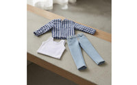 1/12 Scale Male Clothes Set   1/12 Scale Doll Outfit Cloth Material Miniature Apparel