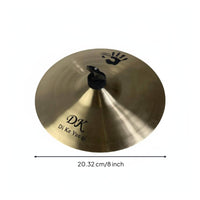 b20 Cymbal Brass Tone Hand Cymbal Shiny Finish Alloy Cymbals for Drum Set