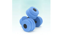 Water Aerobics Dumbbells Molded Aquatic Exercise Dumbbells Lightweight Aquatic Hand Buoys for Beginners