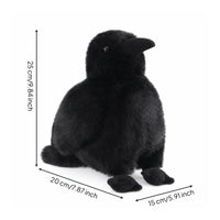 Crow Stuffed Toy Soft-Feathered Crow Doll Stuffed Soft and Fuzzy Bird Doll for Bedroom, Desk