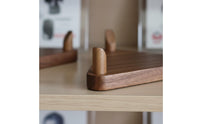 Solid Wood Autograph Ball Display Case Multi-Sport Use Wooden Ball Display Stand Minimalist Design Polished Surface for Collectors, Living Room, Office, Bedroom