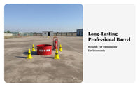 Heat-Resistant Fire Drill Training Barrel With Handles Metal Fire Barrel Efficient Airflow Steel Incinerator Drum for Facility Managers, Property Owners, Worksites, Backyard, Outdoor Areas, Garden
