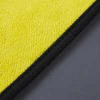 Dual-Sided Cleaning Cloth Car Drying Towel, 30cm X 40cm Microfiber Cloths for Car Accessories, Thick Coral Fleece for Quick-Dry and Polishing