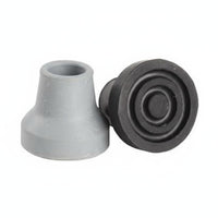 Wear-Resistant Rubber Crutch Foot Thickened Walking Stick Rubber Stopper Metal Insert Non-Slip Mobility Aid Tip for Elderly, Injured People