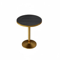 Light Luxury Design 3-Piece Round Table and Chair Set Modern Design 3-Piece Breakfast Nook Set Space-Saving Household Furniture Sturdy Construction for Apartment Dwellers, Business Owners, Balcony, Office Reception, Kitchen, Small Areas