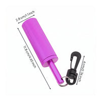 Underwater Rattle Aluminum Alloy Scuba Rattle Textured Underwater Communication Device