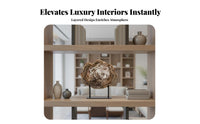 New Chinese design Perforated Screen decorative sculpture Elegant Accent House Decoration distinctive Pattern desktop Sculpture Modern Design for Interior Designers, Art connoisseurs, Office Professionals, display Flat, Study Room, bookcase, Entryway
