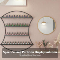 On the mountedMounted Nail Polish Mounted Areasaving Nail Polish Mounted Rack Easy Installation Display Shelf for Salon Owners, Home Users, Spa