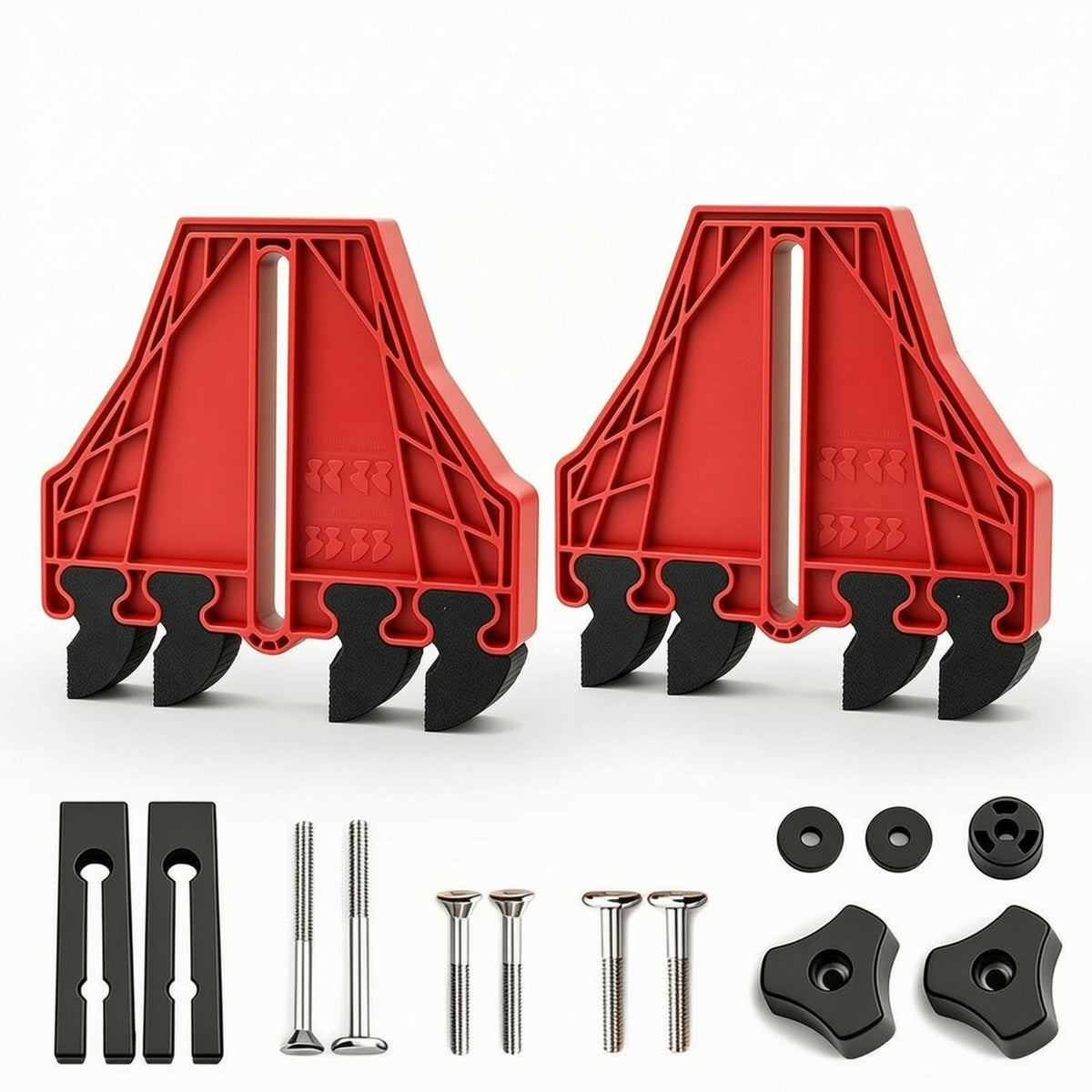 2 Pieces Table Featherboard Adjustable Woodworking Accessory Universal