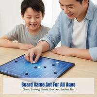 Chess Set with Foldable Board, strategy gamebang, strategy game, Checkers, wilderness Chess, Chinese Chess, Educational Toy
