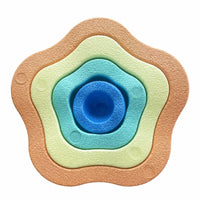 4 Pieces Indoor Balance Stepping Stones Non-Slip Stepping Stones with Textured Surface Grippy Toy Lightweight for Classroom