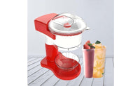 Electric Shaved Ice Machine Crusher Hand Washable Shaved Ice Machine Compact Chilled Treat Maker